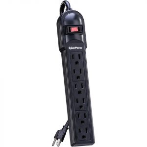 CyberPower 12FT Powerbar W/6 Outlets Surge Protection